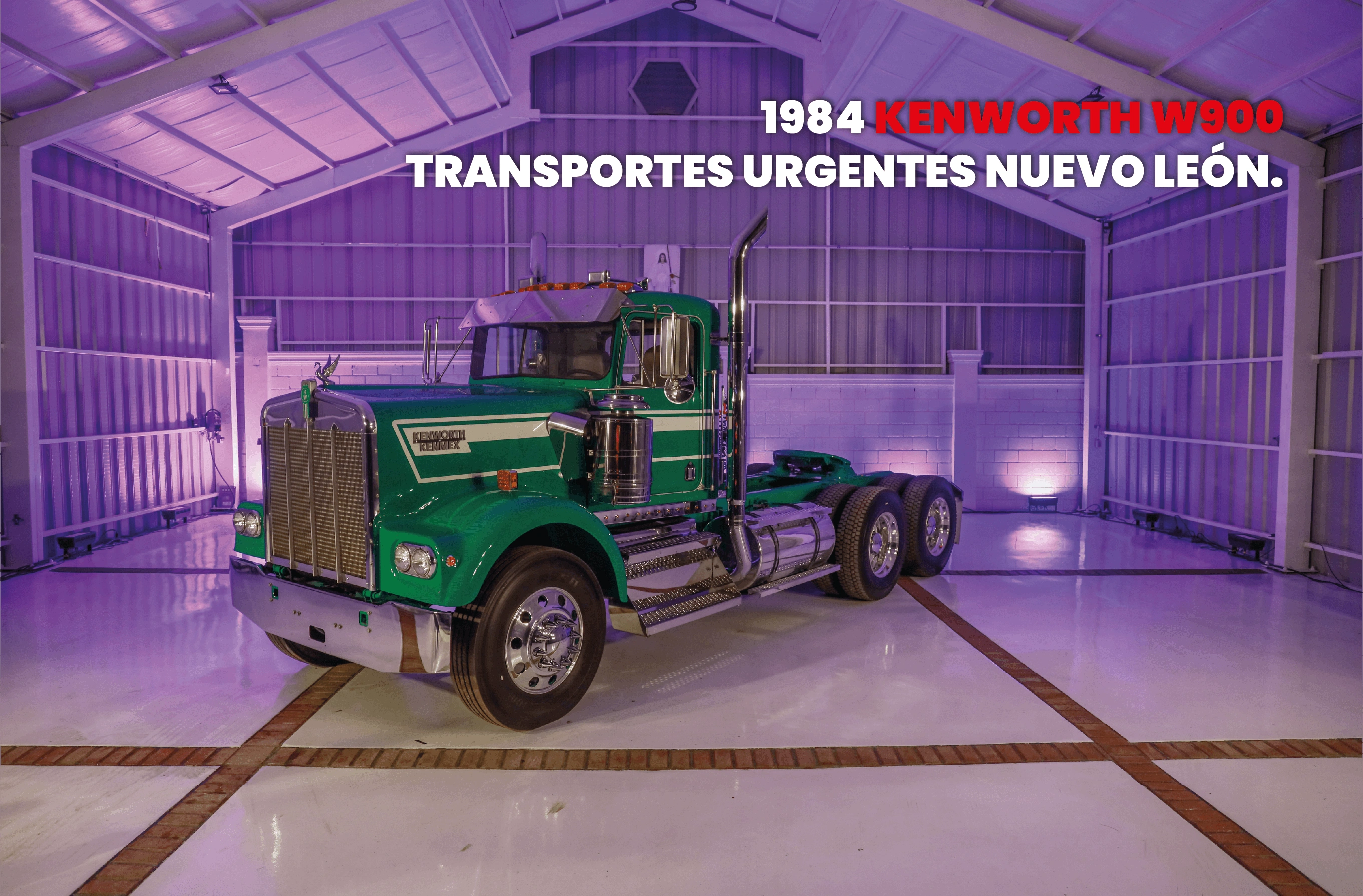 1984 KENWORTH W900 TRANSPORTES URGENTES NUEVO LEON