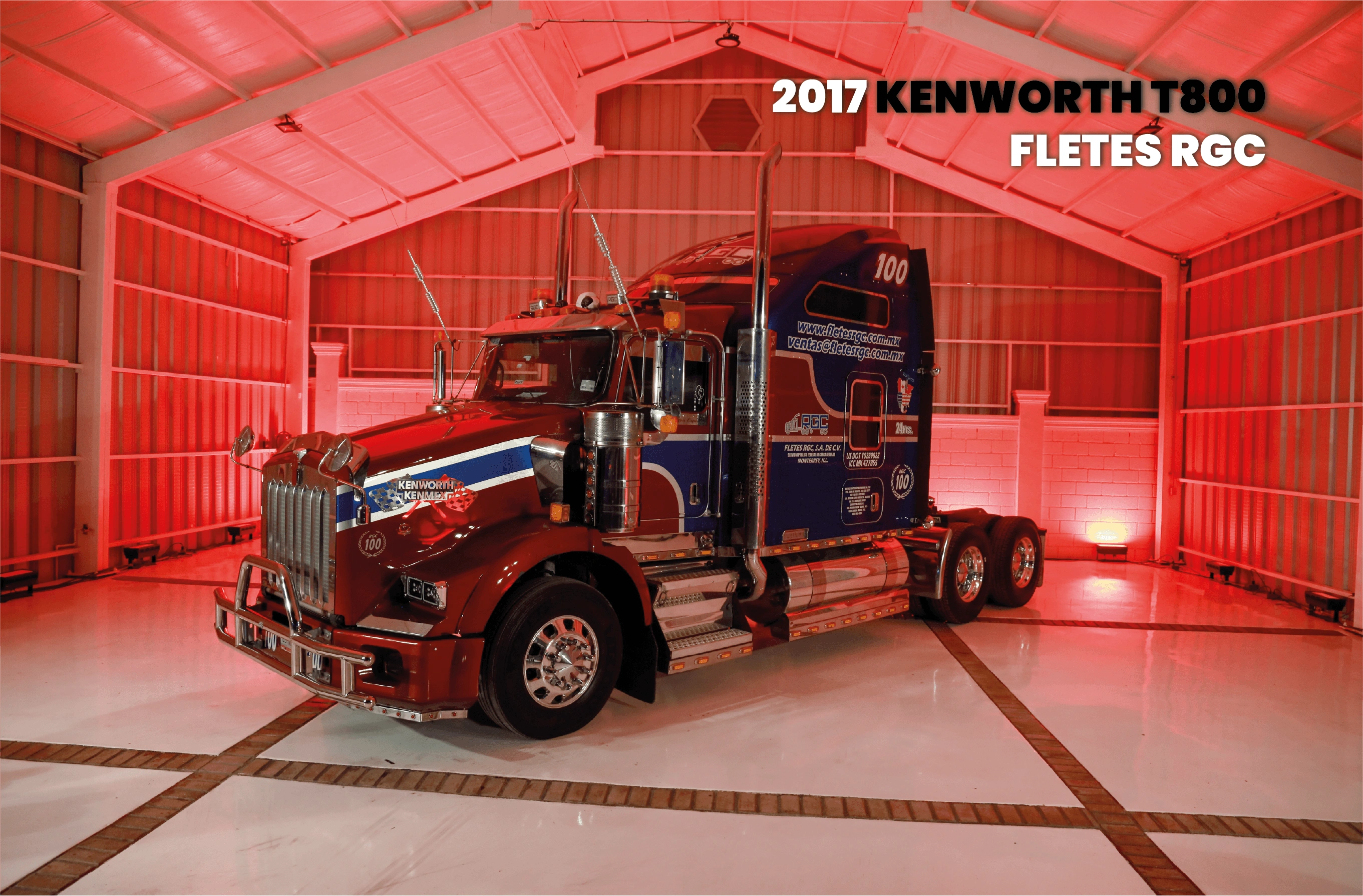 2017 KENWORTH T800 FLETES RGC