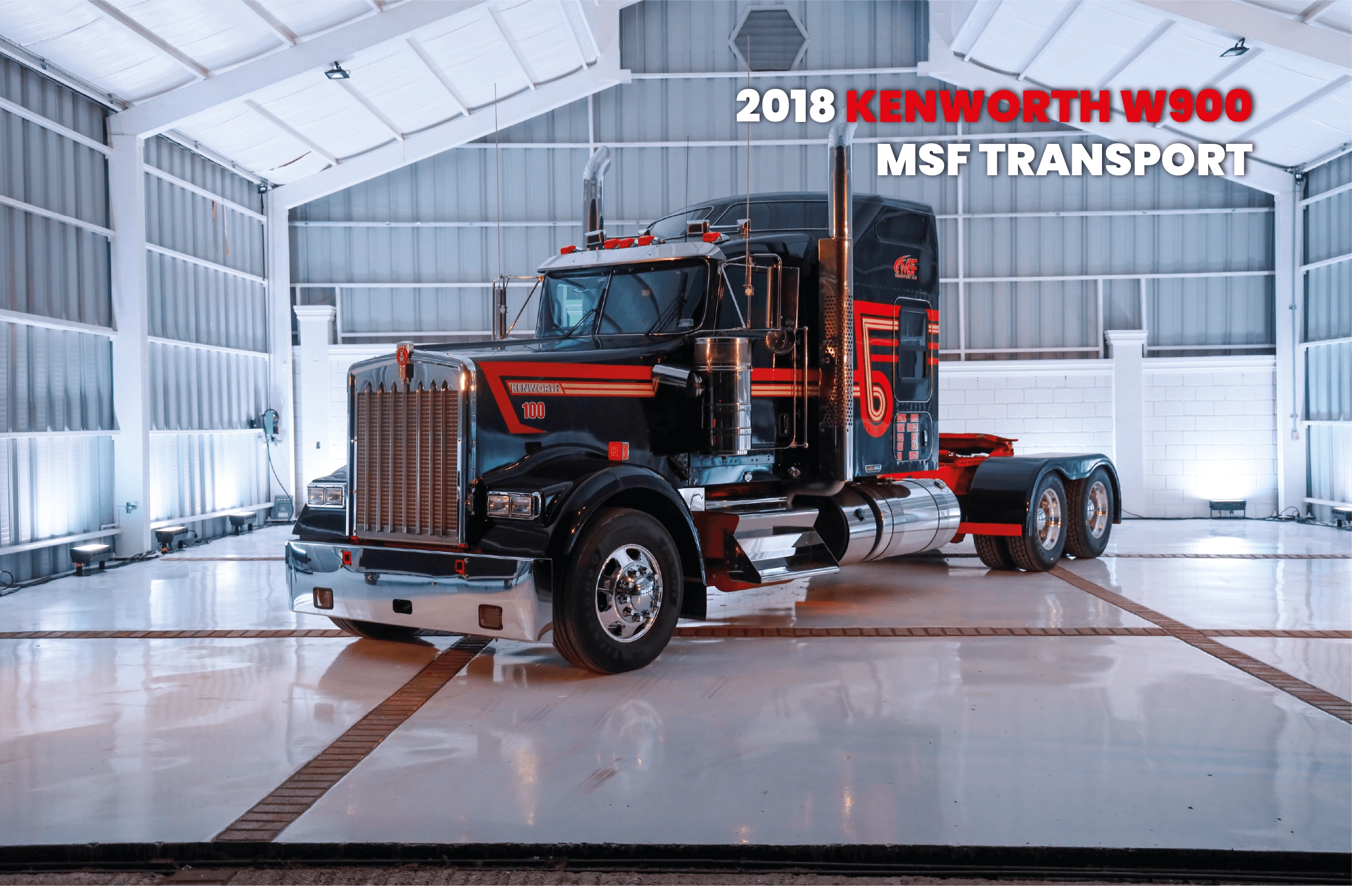 2018 KENWORTH W900 MSF TRANSPORT