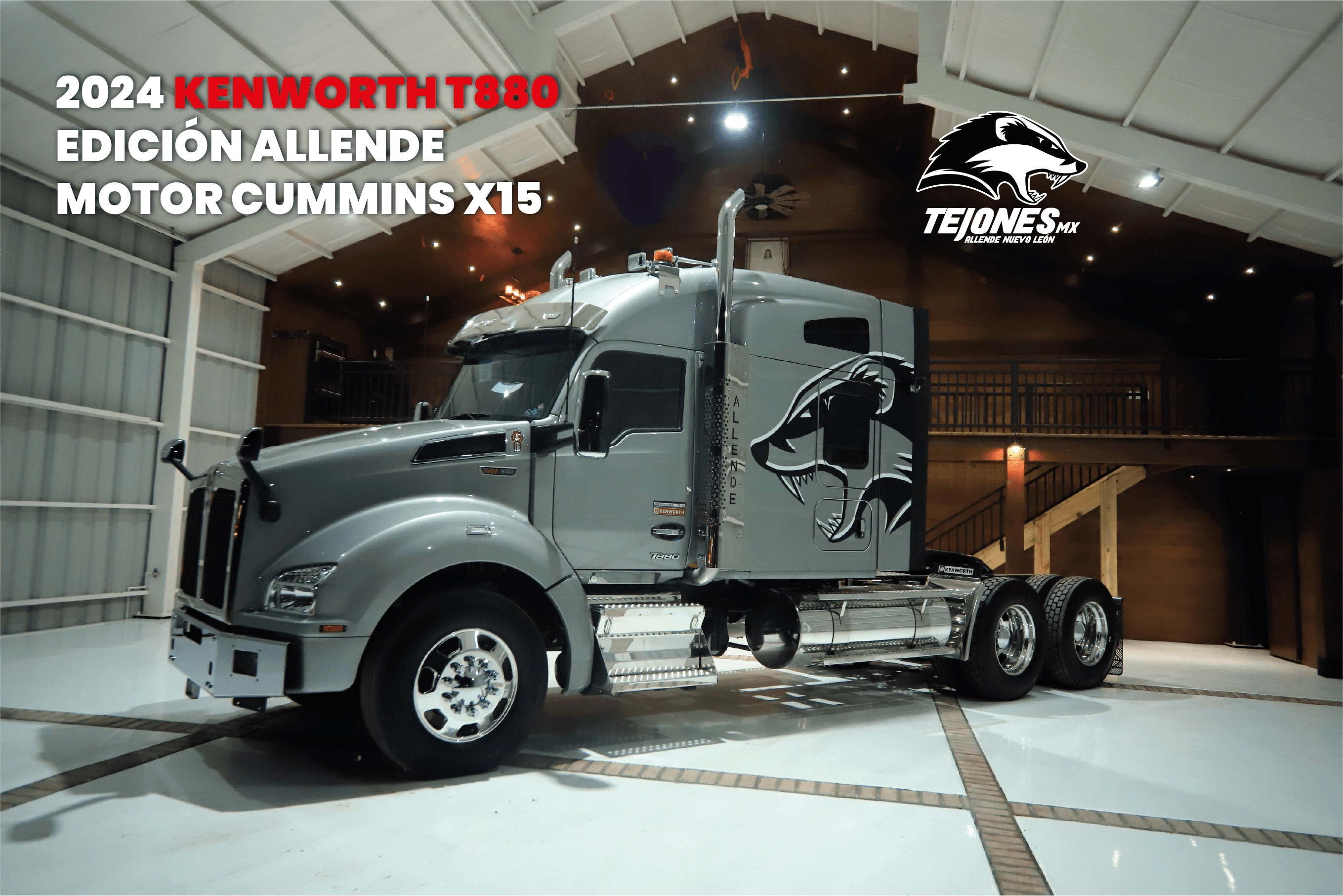 2024 KENWORTH T880 EDICION ALLENDE MOTOR CUMMINS X15